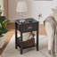 2 tables de chevet avec tiroir, 2 ports USB et 2 prises de courant Miramontes