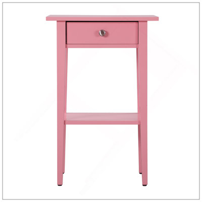 Charmante table de chevet contemporaine au design moderne, parfaite pour ajouter une touche de couleur et de style à votre chambre à coucher.