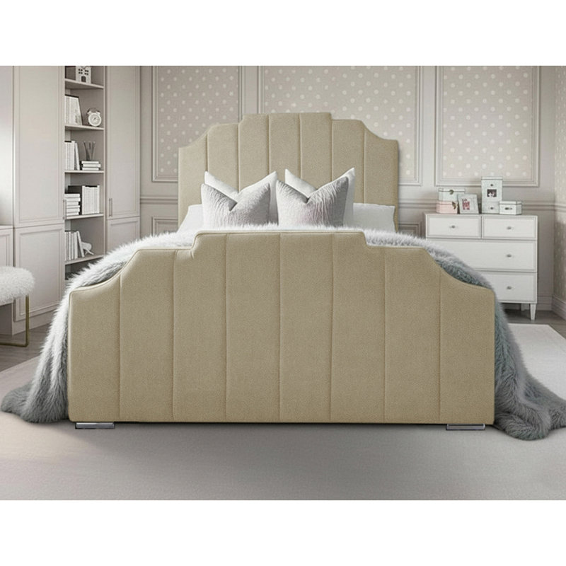 Tyrion Upholstered Bed , Coffee, Super King (6')