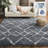 Hollington Pro Lux Shag 400 Performance Geometric Rug-991715789