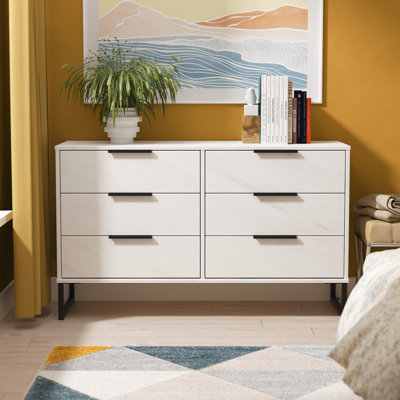 Turah 115 cm W Chest of 6 Drawers