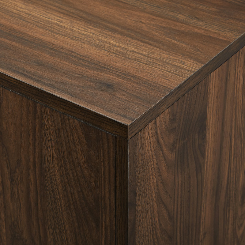 Vanceboro 42.25'' Bar Cabinet, Dark Walnut