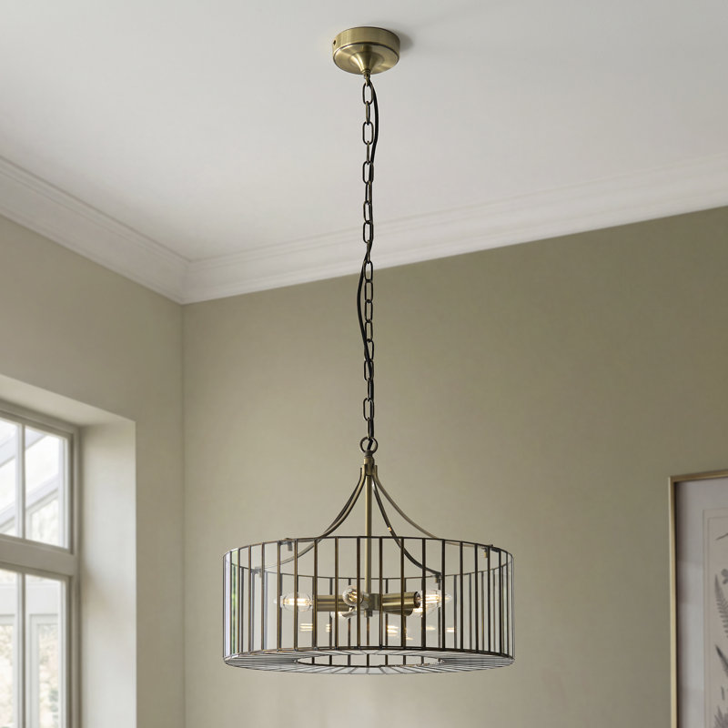 Sloane Drum Chandelier, 5 Light