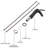 Matte Black Basin Faucet For Bathroom, Single Handle, Brass, Smooth Operation Lavatory Sink Faucet, Hole, Aerated Stream Feature
