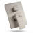 10" High Pressure Rainfall Shower System, Wall Mount Shower Faucet Set with Pressure Balanced Valve-126734382