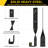 4 Pcs Chainsaw Holder, Heavy Chainsaw Wall Mount Holder for String Trimmer, Backpack Blower, Weed Eater Tool, Save Space, Load Capacity 110 lbs with 2 S Hooks