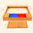 Gymax 47.5'' x 7'' Solid Wood Rectangle Sandbox