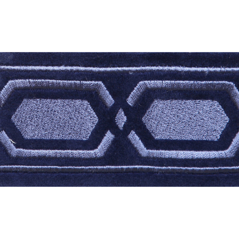 Tissu Roman Key, Bleu marine