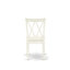 Chaises de salle à manger Clarksville - ensemble de 2 chaises en bois à dossier croisé, lin blanc-1255900256-1341032645