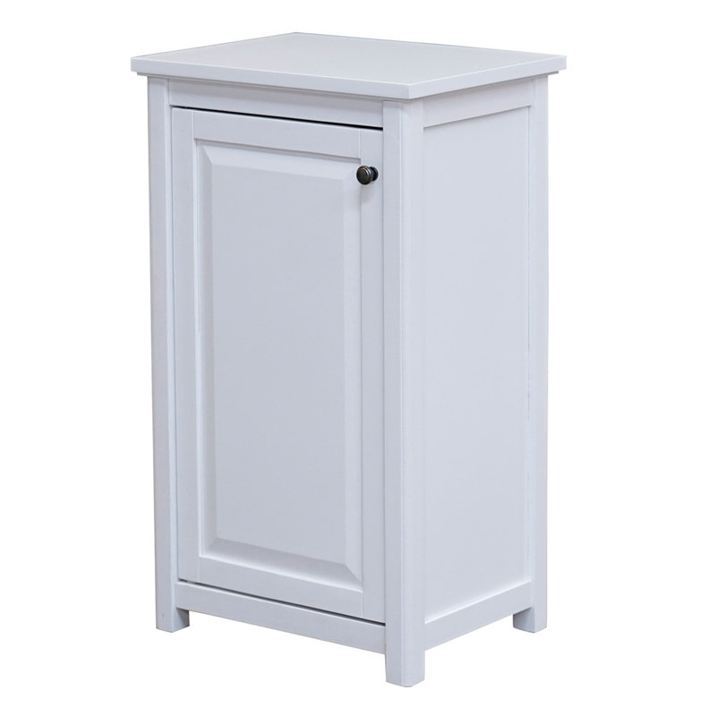 Dorset 17" W 29" H Traditional Style Floor Bath Storage Cabinet with Door