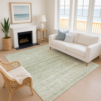 Premium Machine Washable Mayfield AMF2150 Striped Rug