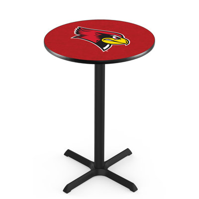 NCAA Round Metal Base Dining Table