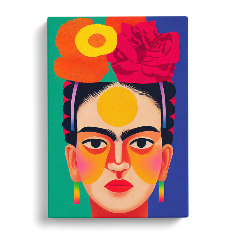 Frida Kahlo Hypreprism - Wrapped Canvas, 76cm H x 50cm W x 3cm D