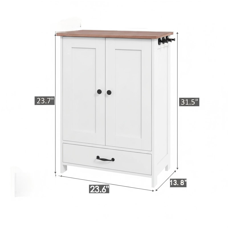 Armoire de rangement pour nourriture pour chien, station de repas pour animaux