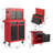 5-Drawer Rolling Tool Chest with Cabinet - Detachable & Multifunctional Storage Cart