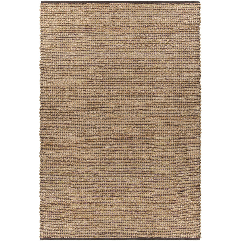 Zola Hand Loomed Area Rug in Tan, Rectangle 7'9" x 10'6"
