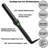 Jose Eber: Clipless Curling Iron 1.25" (32mm) - Black -Professional Tourmaline Ceramic Barrel, Wand Styling Tool, Ion Technology, Heat Resistant Glove-116677498