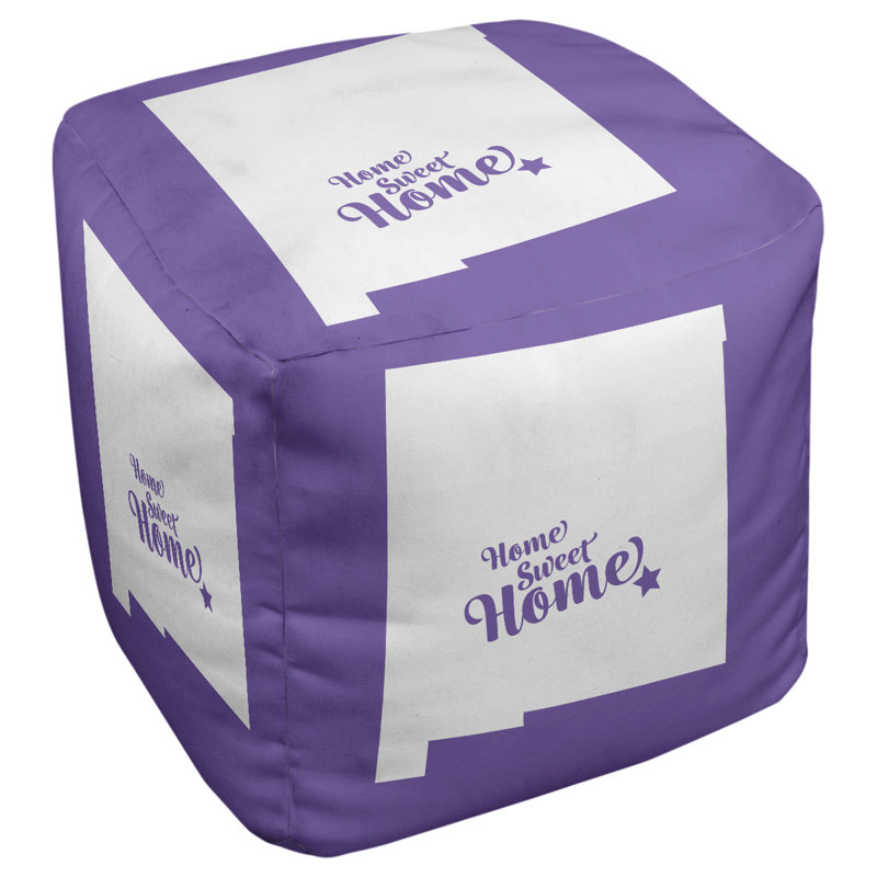 Repose-pieds à cubes roswell the home, Mauve