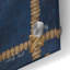«Seashell on Navy V» par Cindy Jacobs, art mural en verre acrylique-928652085