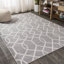 Tapis gris foncé / crème Wincott Ogee-820805677