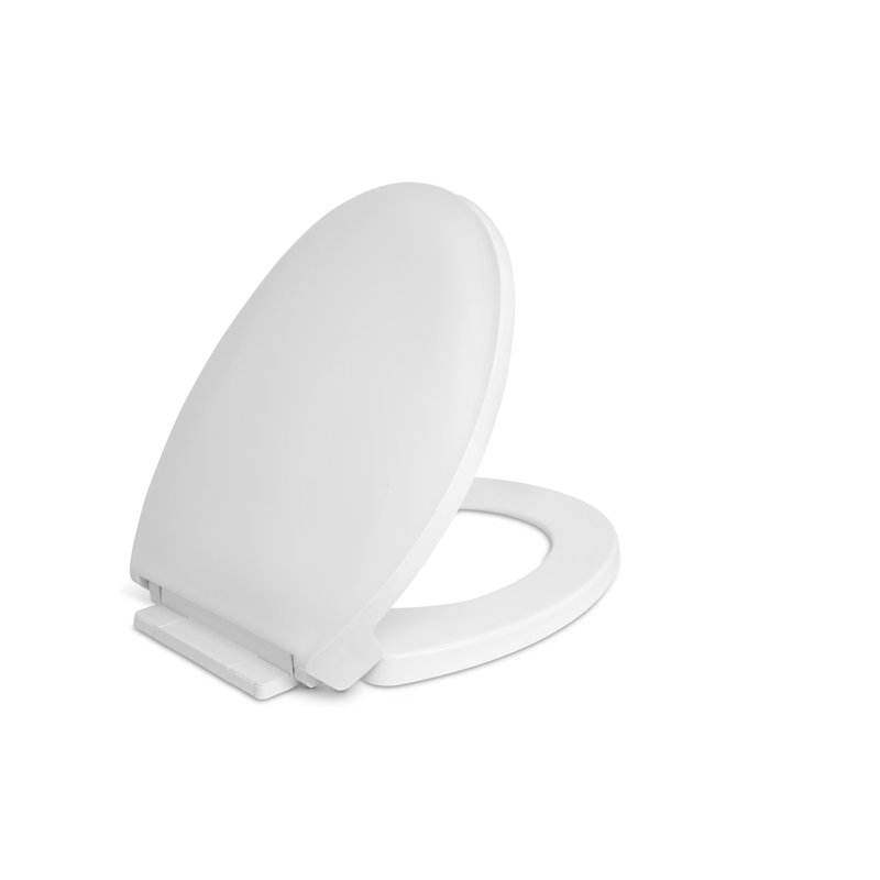 Round Toilet Seat and Lid, Crane White