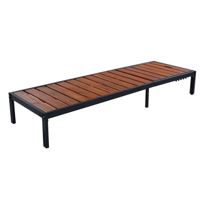Outdoor Chaise Lounges Pool Lounge Chairs Outdoor Daybed Recliner with Adjustable Backrest for Patio, Poolside or Beach