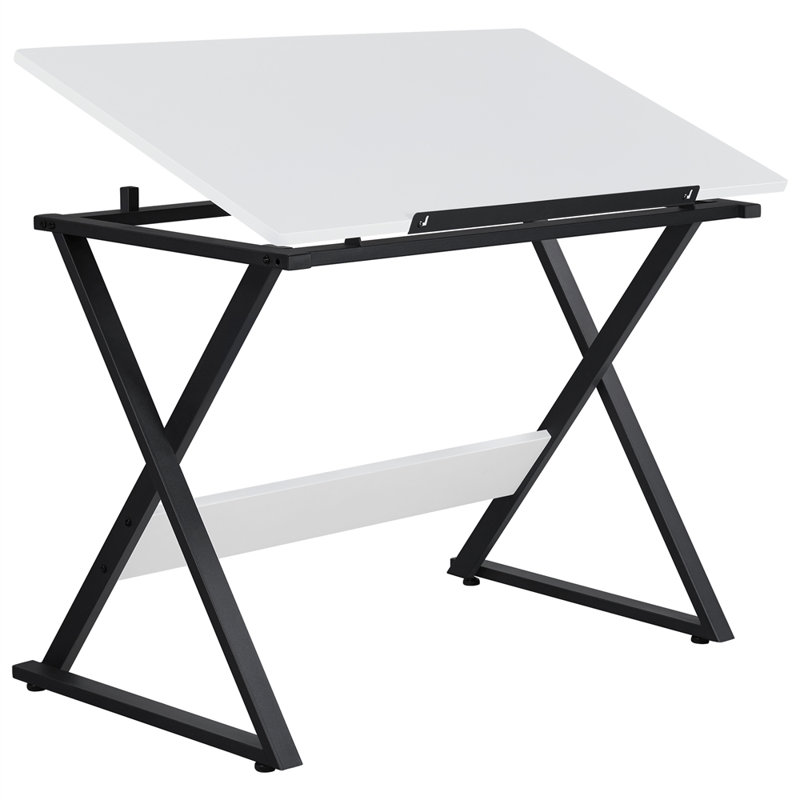 Metal Base Drafting Table
