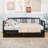 Full Size Wood Daybed with Dual Drawers and Slats-1111741281