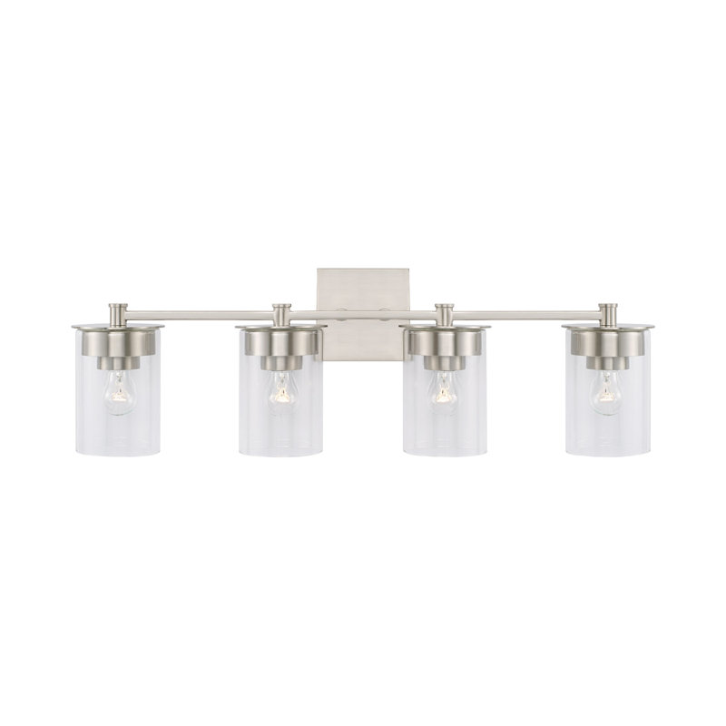 Elstone 4 - Light Dimmable Vanity Light, Brushed Nickel