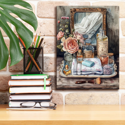 «Bath Salts» par Momart, art mural sur toile, 12 po x 16 po