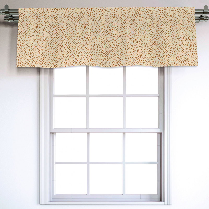 Sateen Ruffled Window Valance
