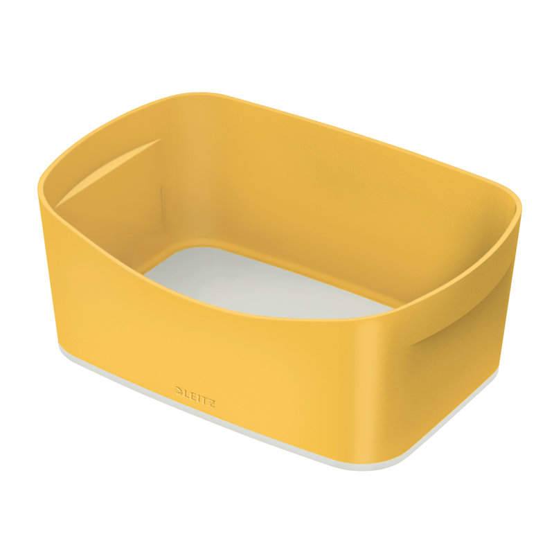 Leitz Cosy Polysterene Decorative Bin, Yellow