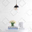 Luminaire sphère suspendu 1 lumières simple Kasey