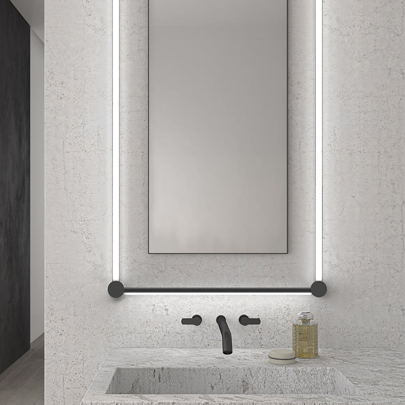 Purolinear 360™ 4 - Light LED Vanity Light, Satin Chrome