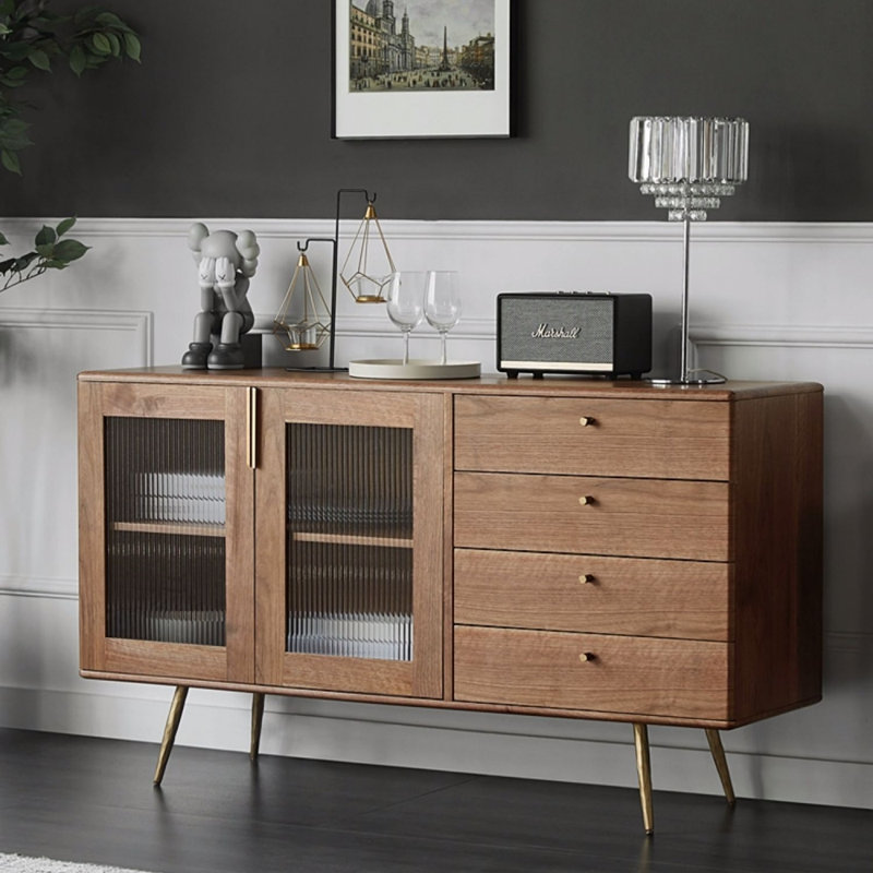 Simple And Multi-Functional Sideboard, Burlywood