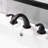 Widespread 2-handle Bathroom Faucet with Drain Assembly-75202233
