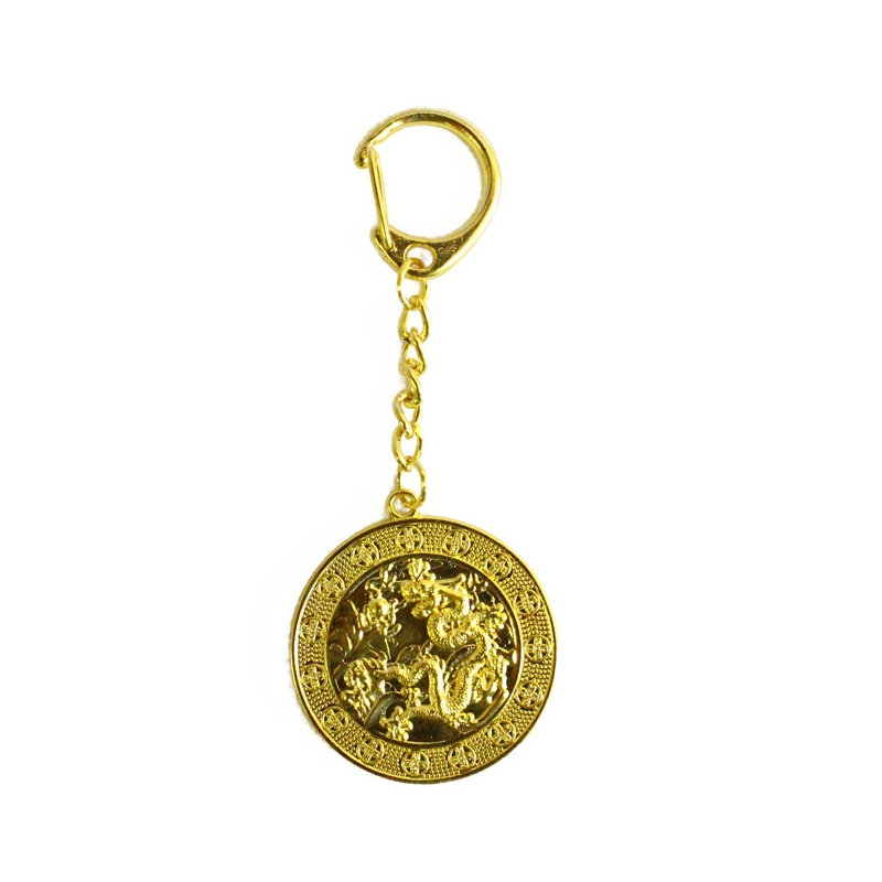 Porte-clés en amulette de dragon ciel