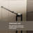 Glass Shower Door 30 - 60 In.W X 72 In.H, 1/4" Thick Tempered Glass, Stainless Steel Handle, Black Supporting Bar, Walk-In Screen, Fashionable And , Leak- Installation Screen Sliding Door, Stable-120912355