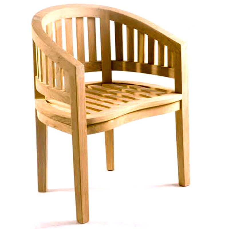 Chaise de patio teck Wunder, 26"
