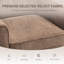 Fauteuil d'appoint capitonné en tissu capitonné-798750004