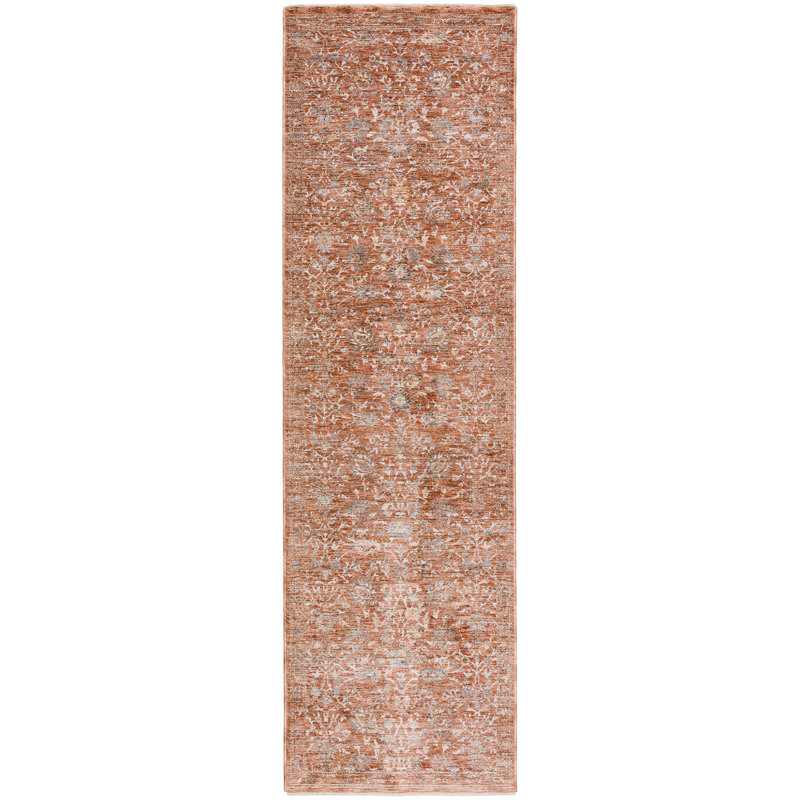 Tapis paprika Umeh VI9, Tapis de couloir 2 pi 3 po x 7 pi 10 po