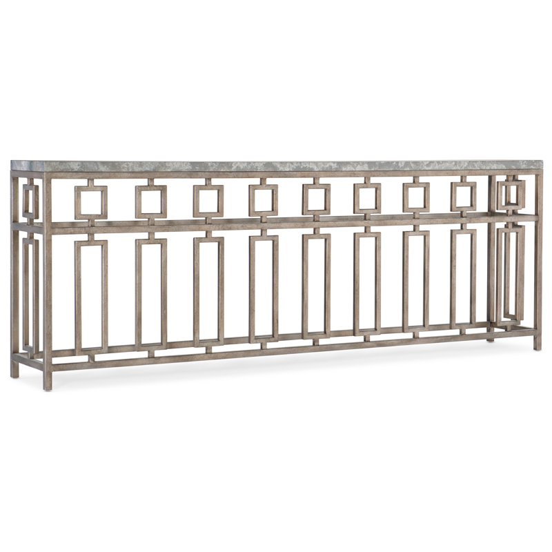 Alfresco 88'' W Stone Console Table