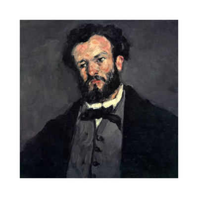 Portrait Of Antony (Anthony) Valabregue by Paul Cezanne - Wrapped Canvas Painting