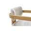 Chaise avec accoudoirs de salle à manger rembourrée 1 pièce Modern Modern