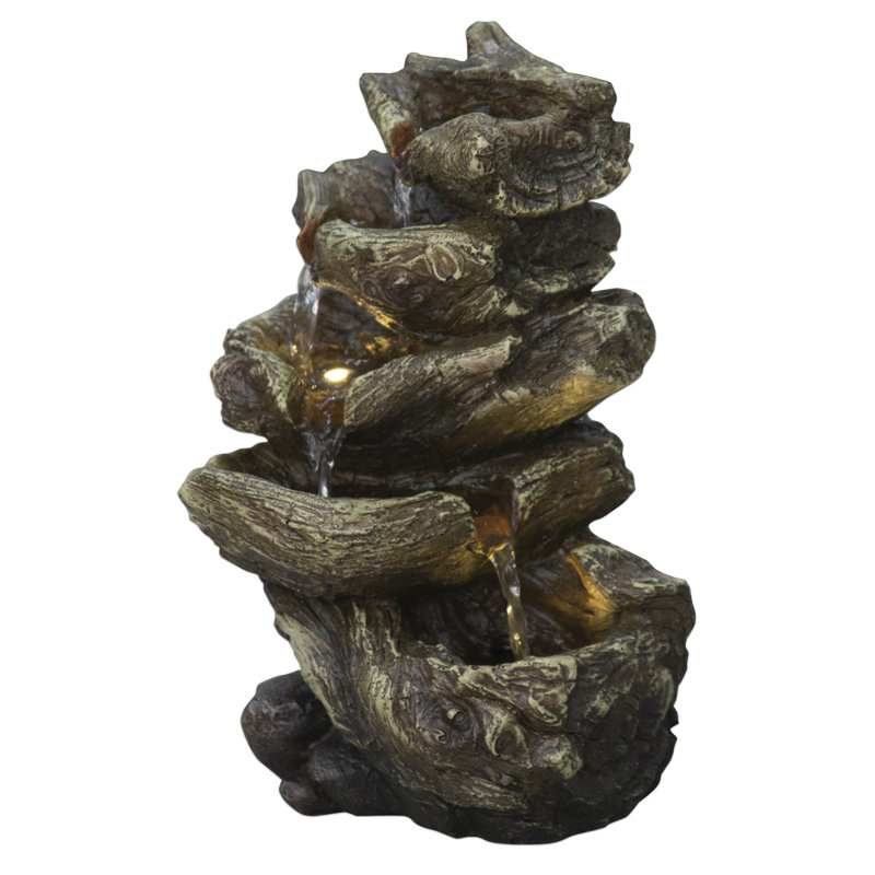 Fontaine en résine Gremillion avec lumière