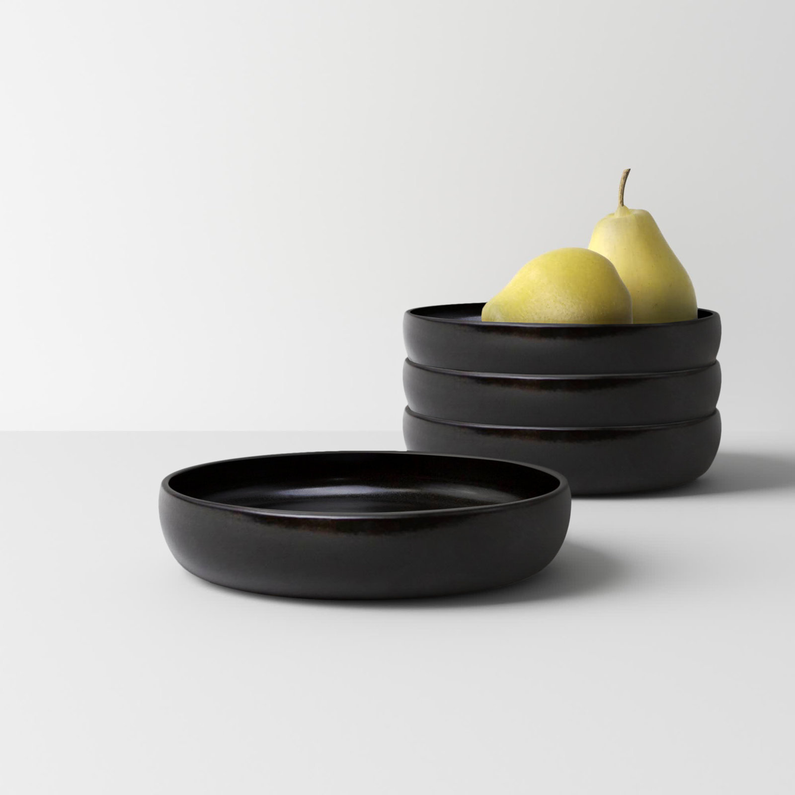 Borgen 33 oz. Salad Bowl, Onyx