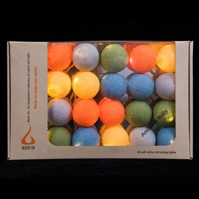 Misti LED Cotton Ball String Light