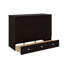 Grand lit escamotable avec tiroirs de rangement et station de charge USB, armoire murale avec prises-965797790