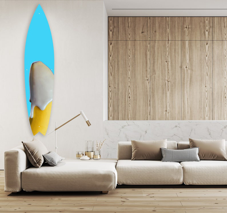 Décoration murale Banana Surfboard