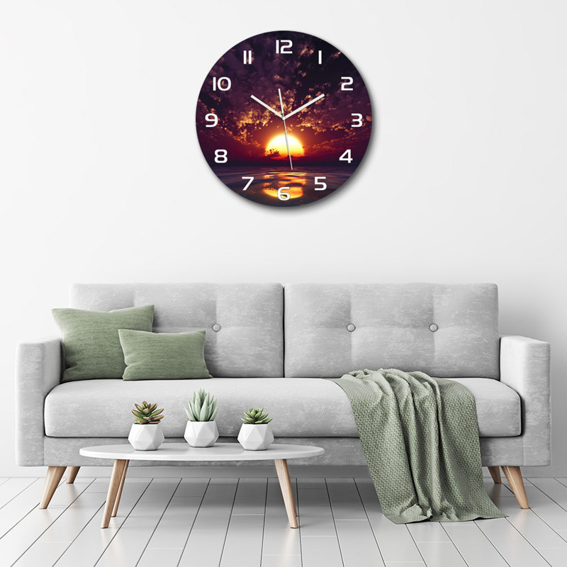 Jesenya Glass Wall Clock